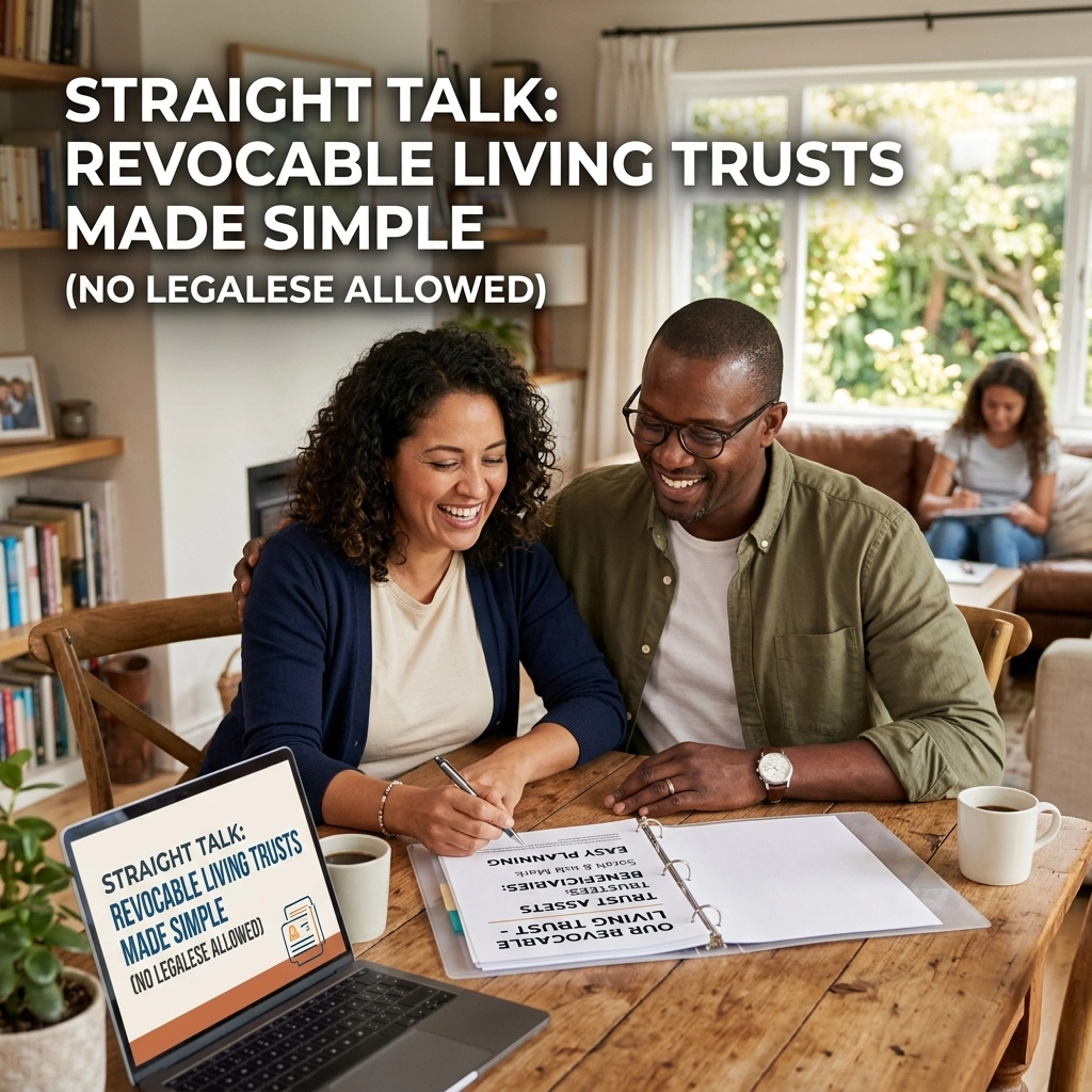 Straight Talk: Revocable Living Trusts Made Simple (No Legalese Allowed)